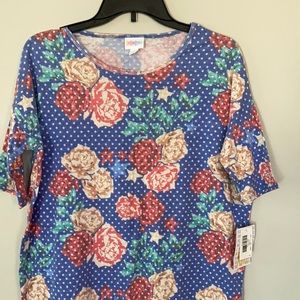 LuLaRoe Irma xxs Fourth of July